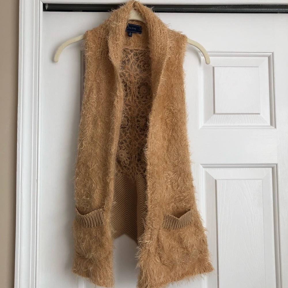 Unique fuzzy vest